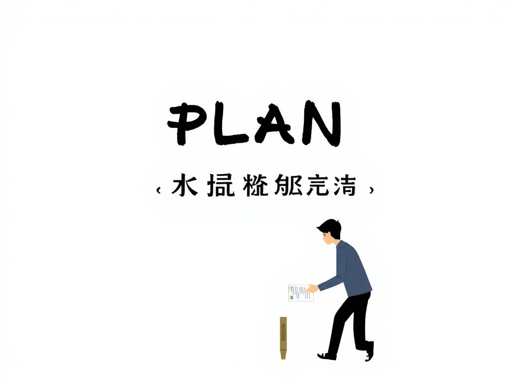 制订计划的英文单词