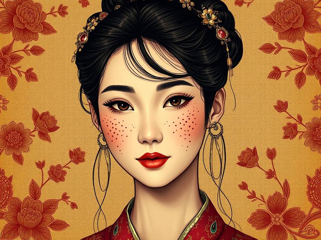 痣相女人痣相图解