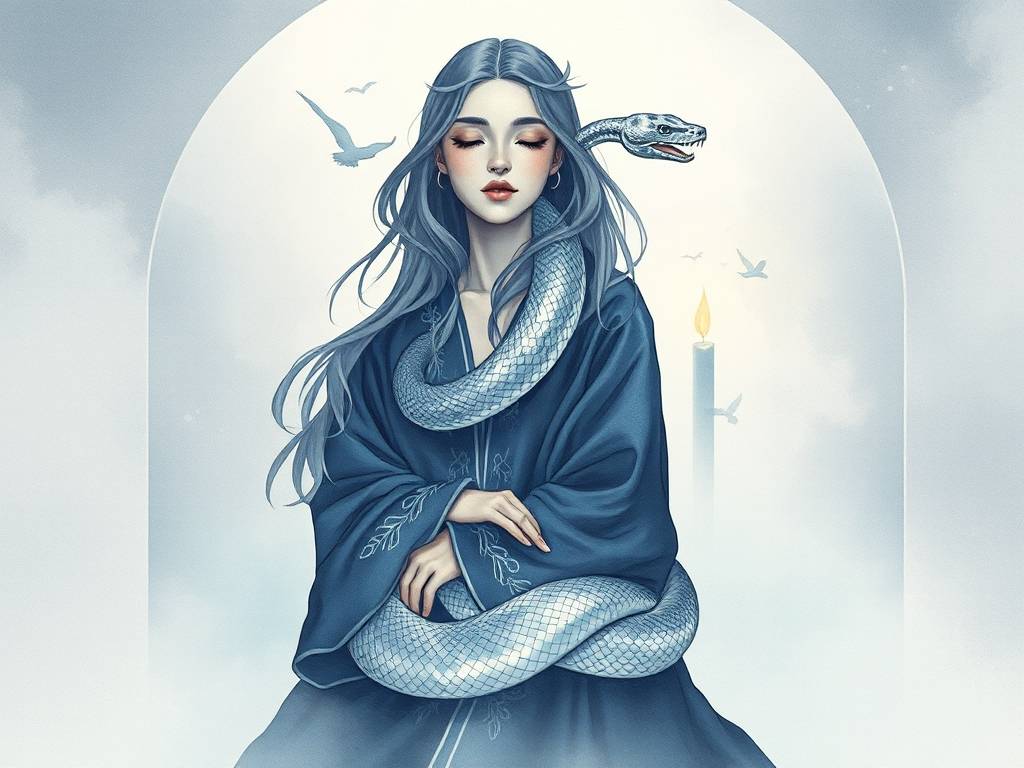 梦见蛇飞进自己的身上会怎样