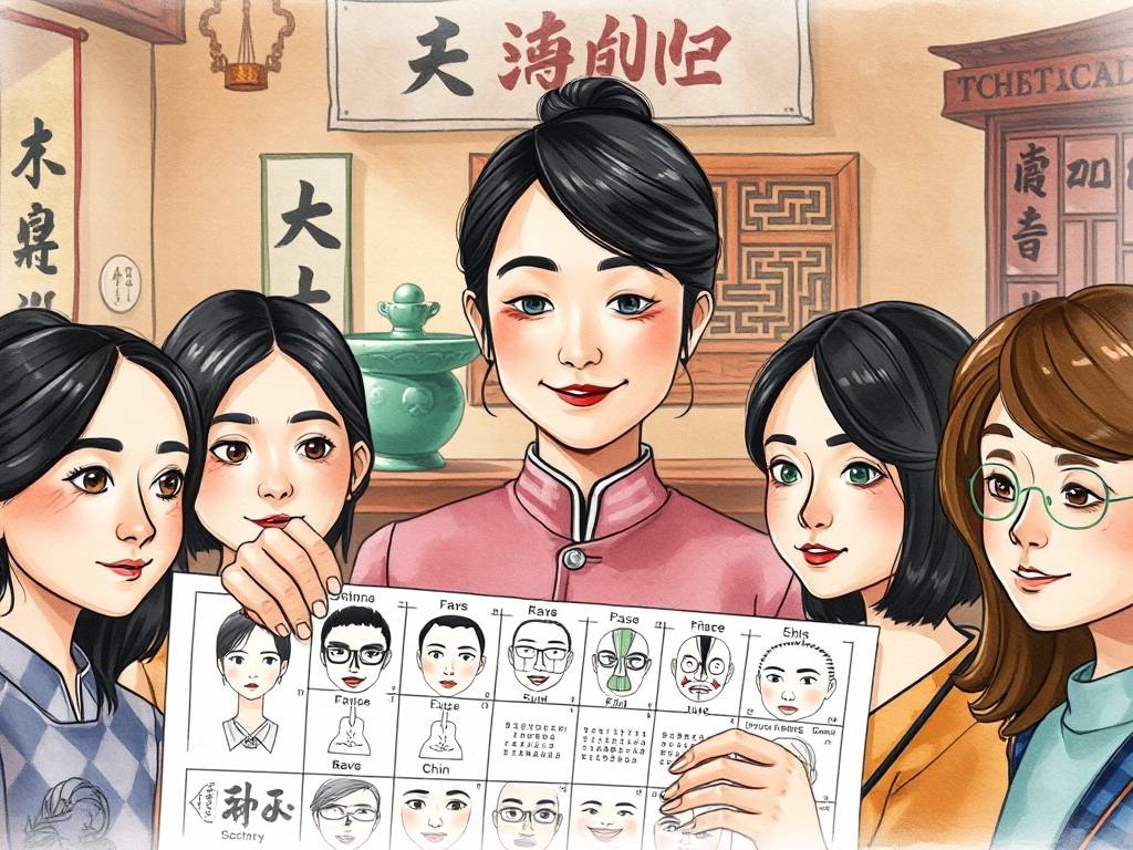 三分钟教学会如何看面相