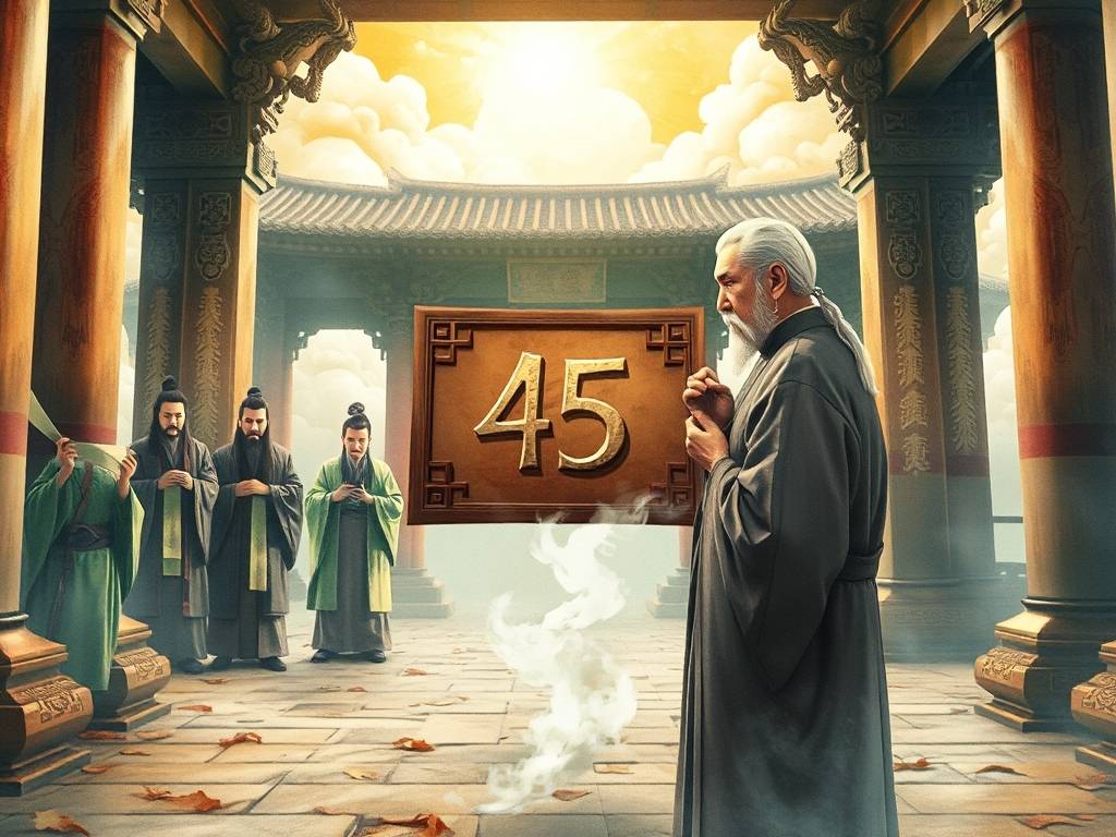 周公灵签第45签