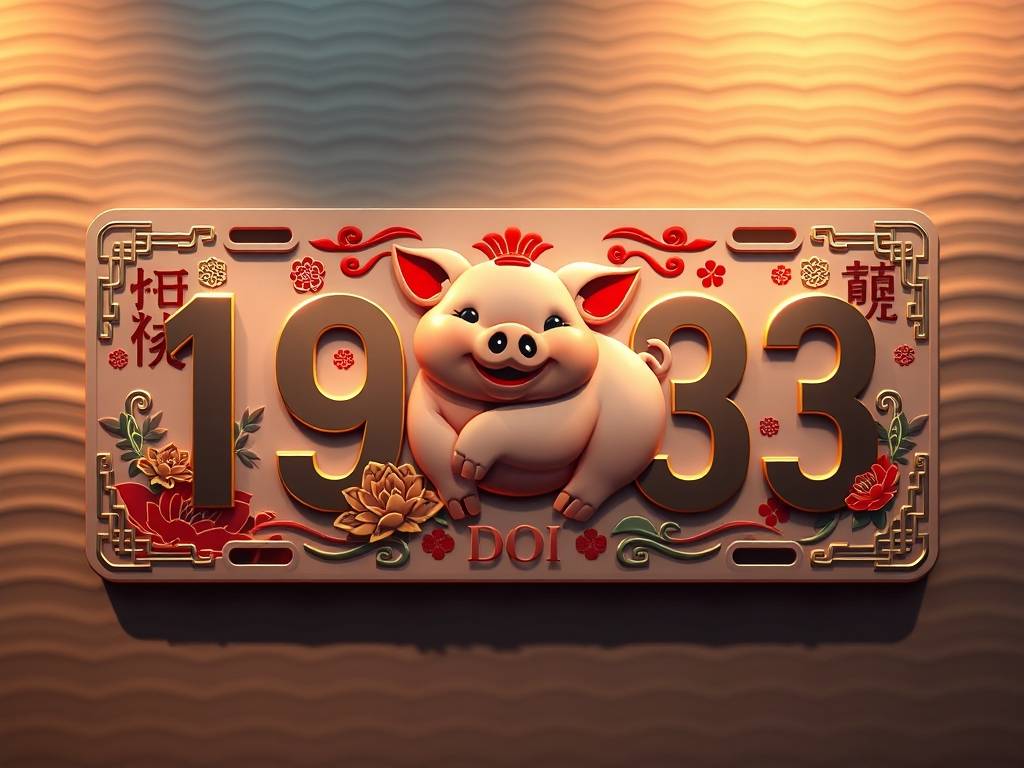 1983属猪车牌号码幸运数字