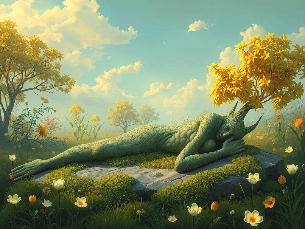 梦见植物人