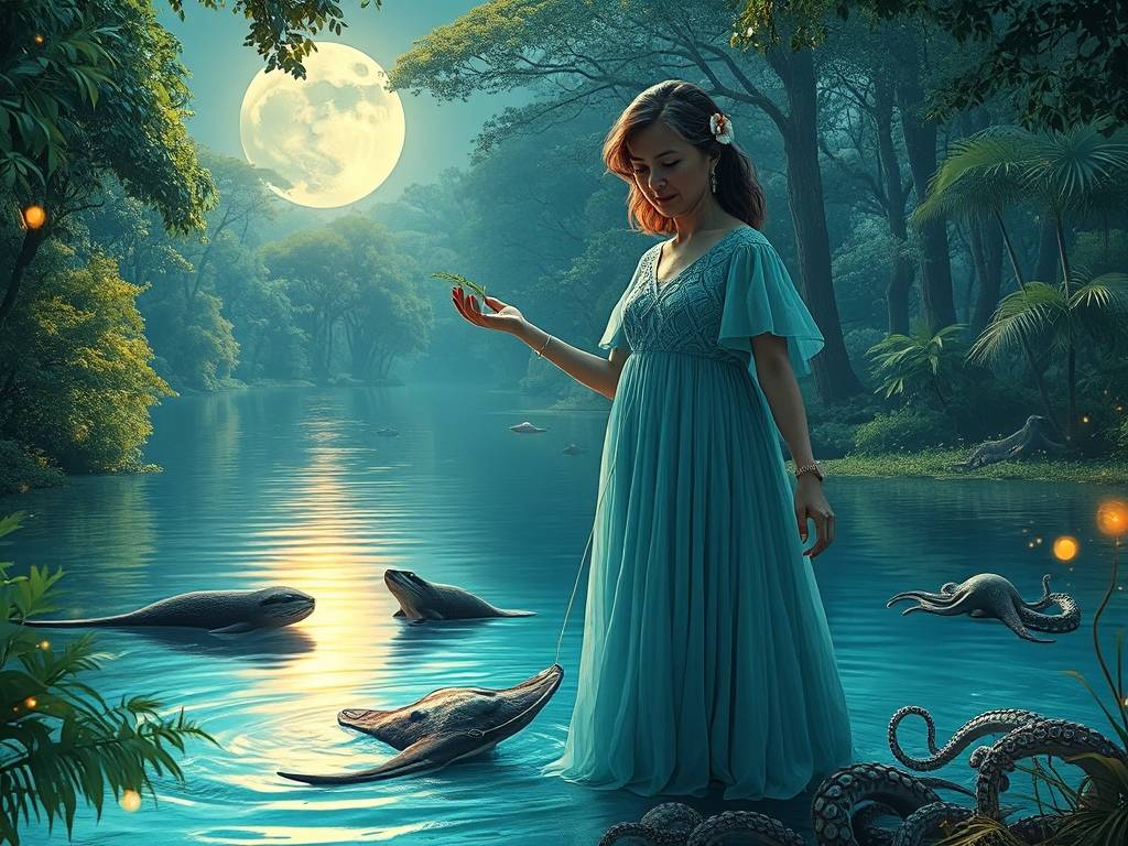 梦见女人救海洋动物什么预兆