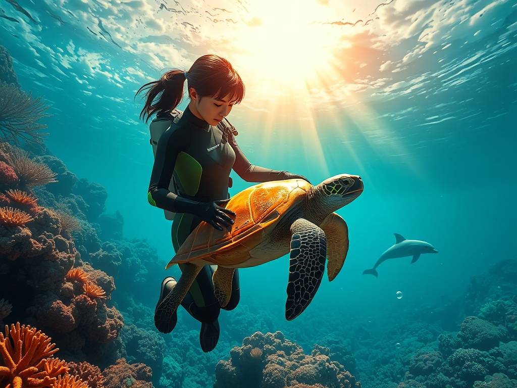 梦见女人救海洋动物什么预兆