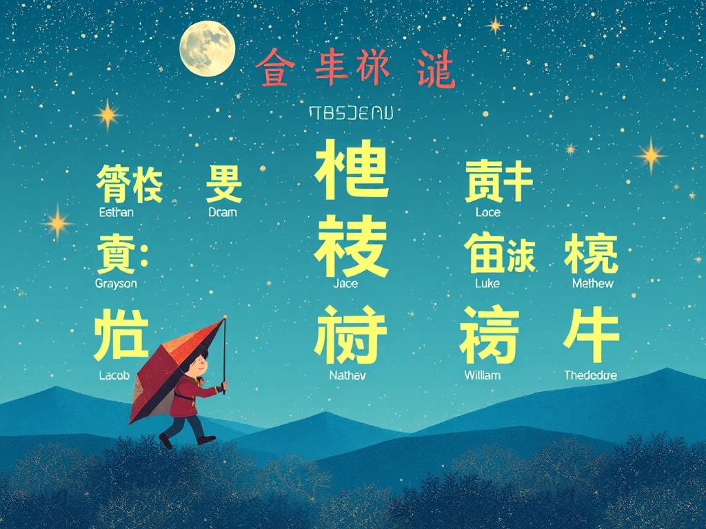 男孩子取什么英文名字比较好听