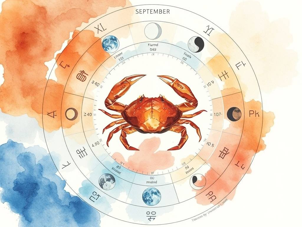 巨蟹座9月情感走向分析图