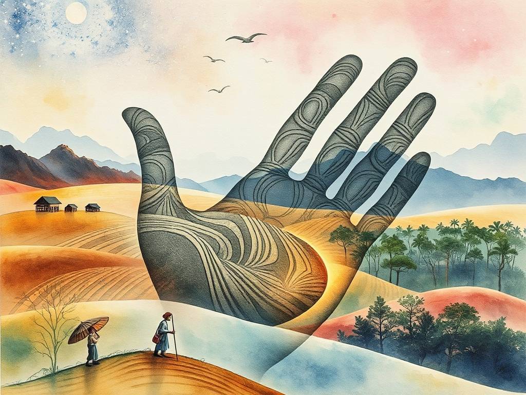 掌纹天地人三线