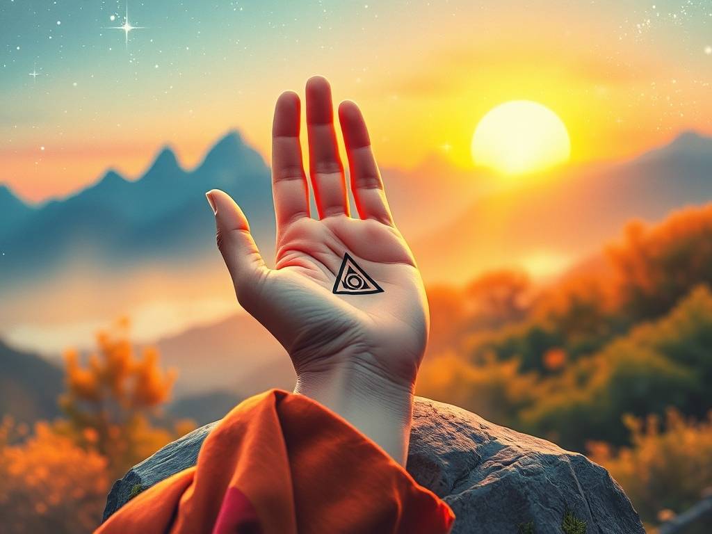 手掌上有三角纹运势怎样