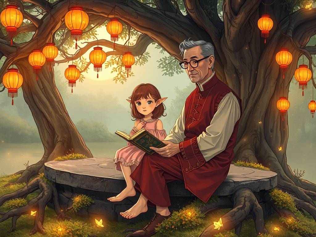 梦见给小女孩讲故事