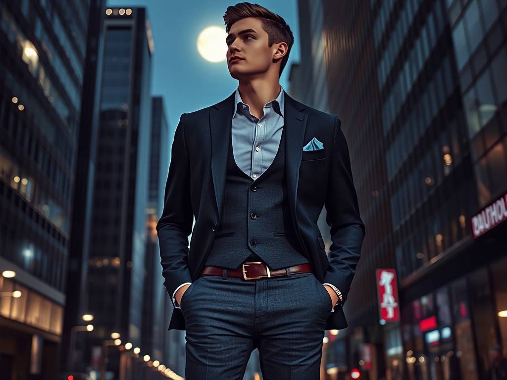 天秤座男生喜欢的穿搭