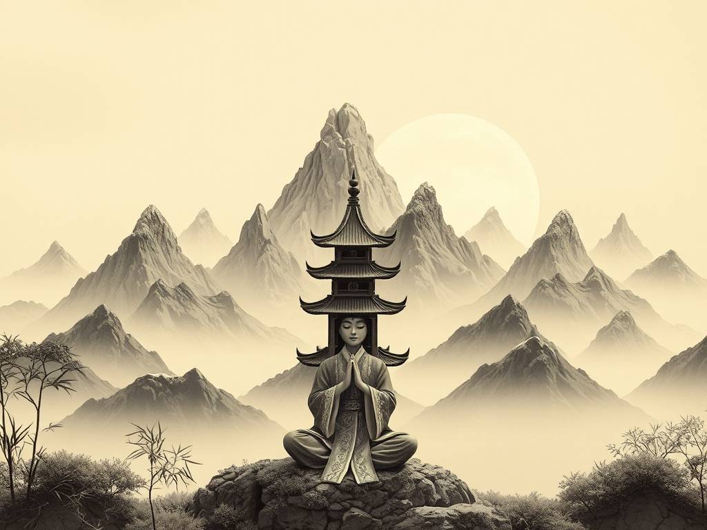 摆件山形风水图片