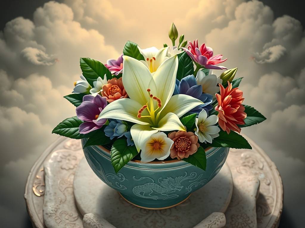 开运化煞花卉