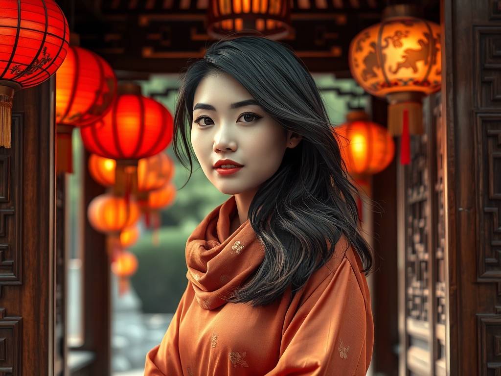 爱情风水门头像图片真人女
