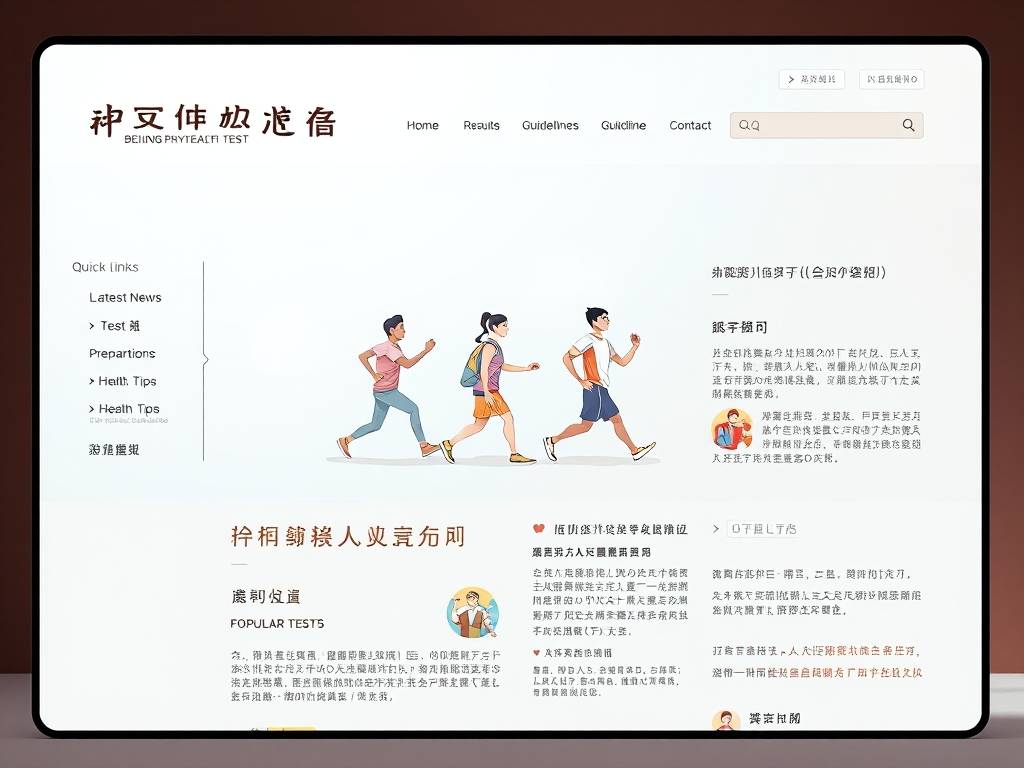 北京市体质健康测试网