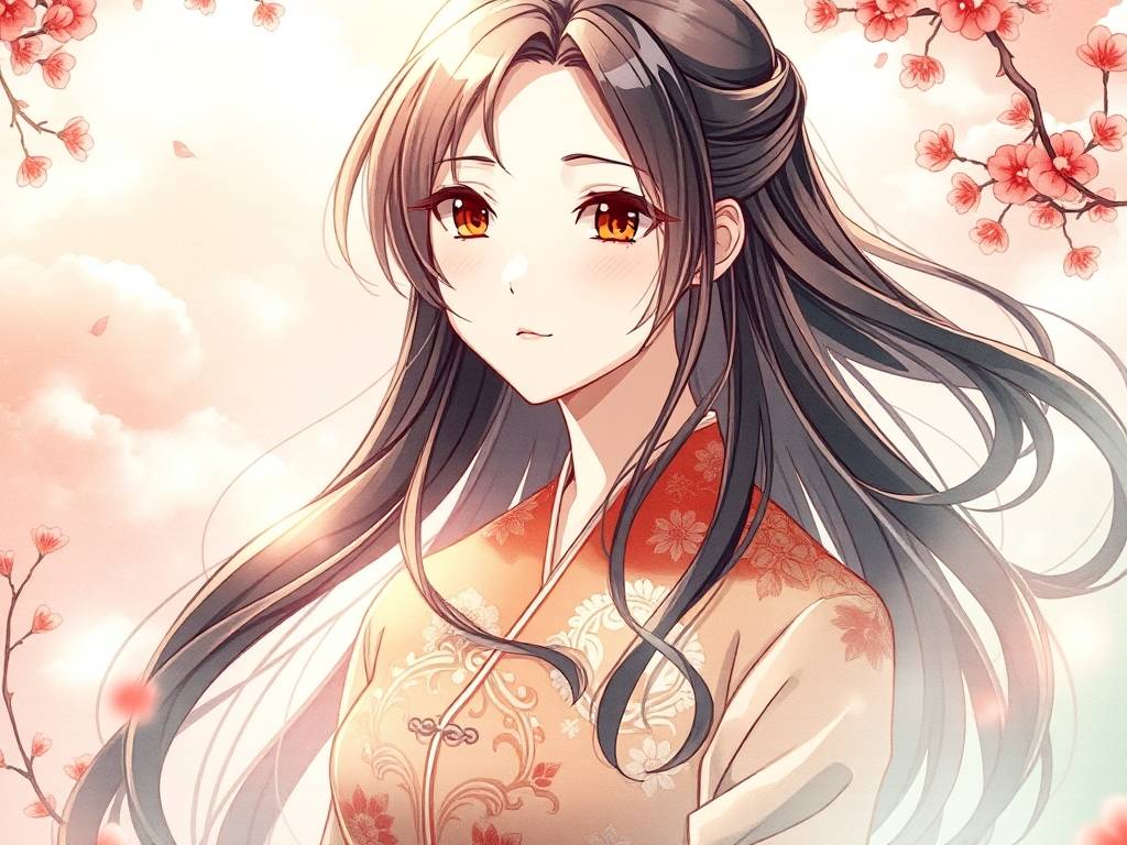 爱情风水壁纸头像动漫女生
