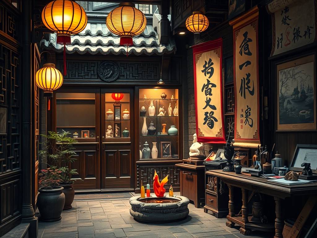 店铺内风水布局