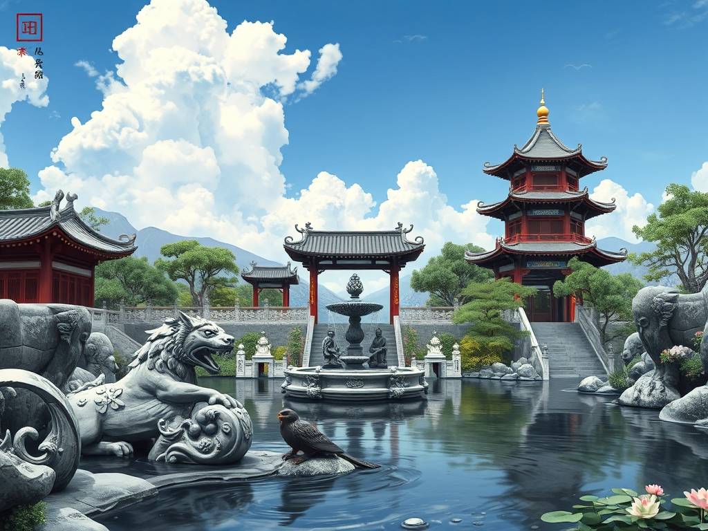 朝北大门对面放什么风水好