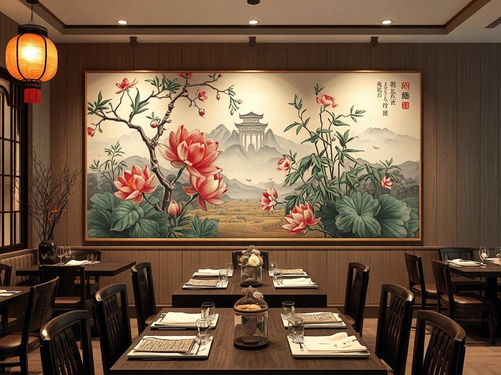 餐厅东面墙适合挂什么画