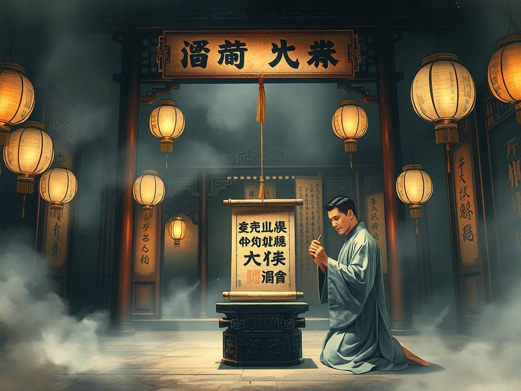土地公灵签抽签