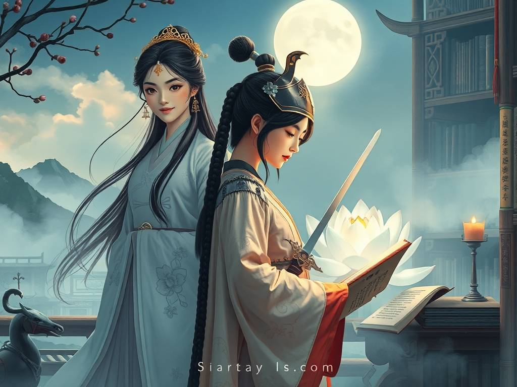 灵儿和白莲花有三世姻缘
