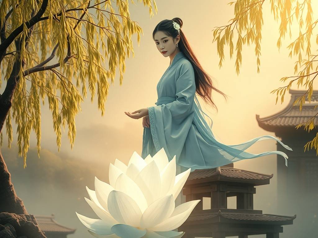 灵儿和白莲花有三世姻缘