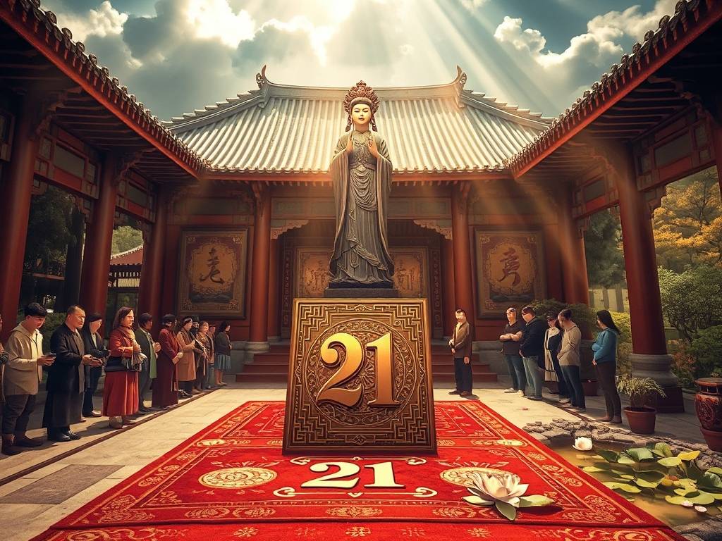 妈祖灵签第21签属于上上签