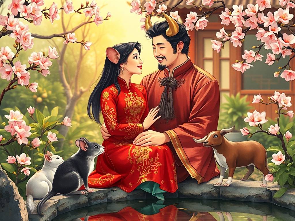 属鼠和属牛的夫妻结局