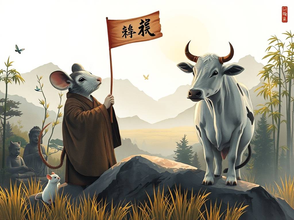 属鼠和属牛的夫妻结局