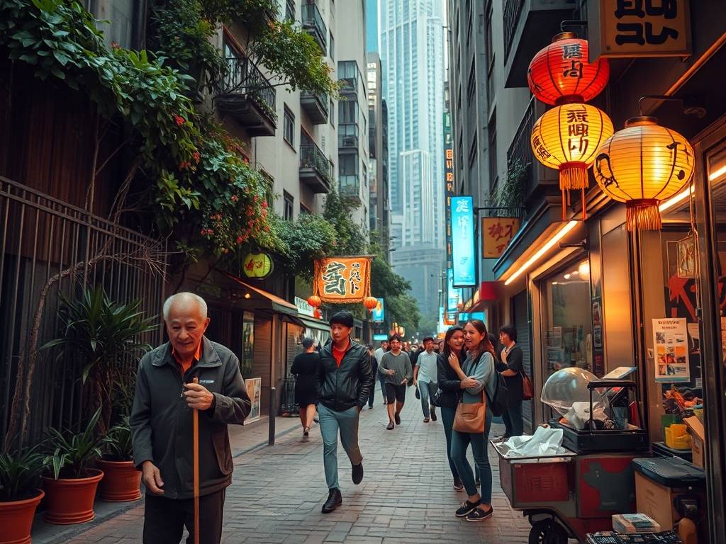 市民实拍香港街头