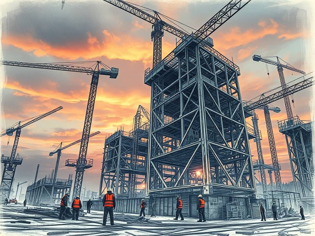梦见建筑工地正在施工