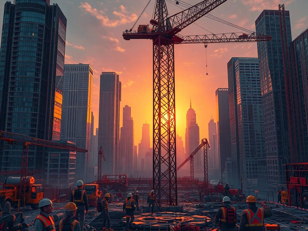 梦见建筑工地正在施工