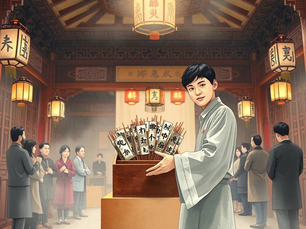 妈祖灵签抽签卜易居