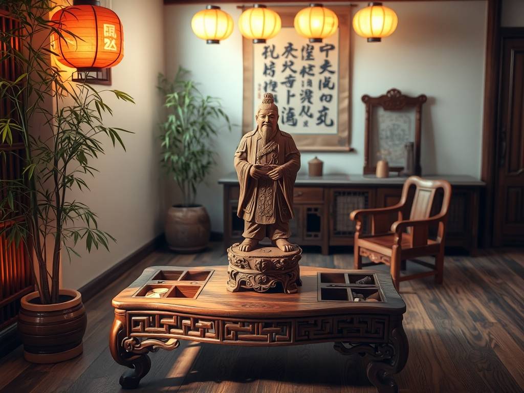 泥人放在家哪个位置
