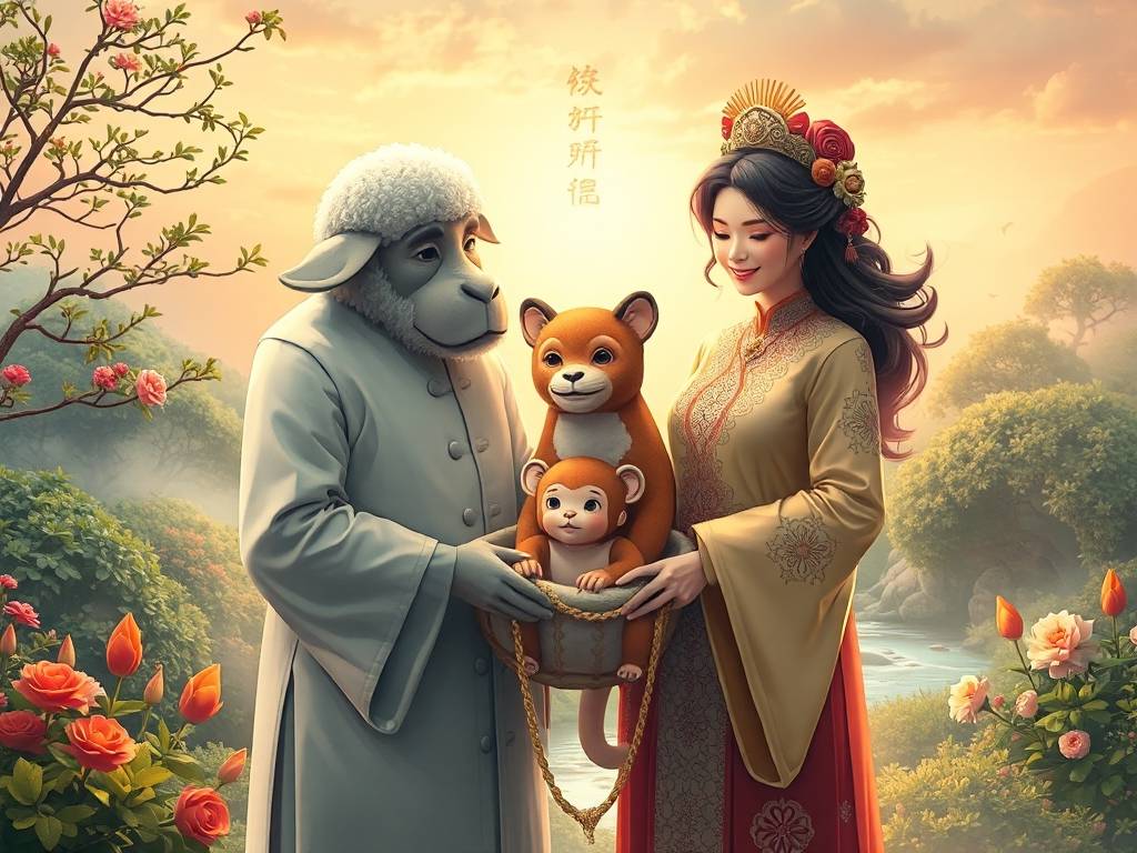 爸爸属羊妈妈属猴孩子属什么最好