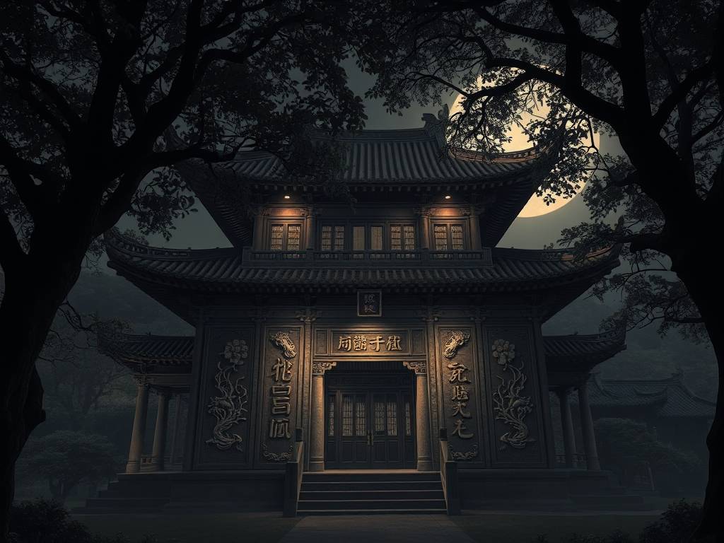梦见古建筑房子雕花刻有字是什么意思
