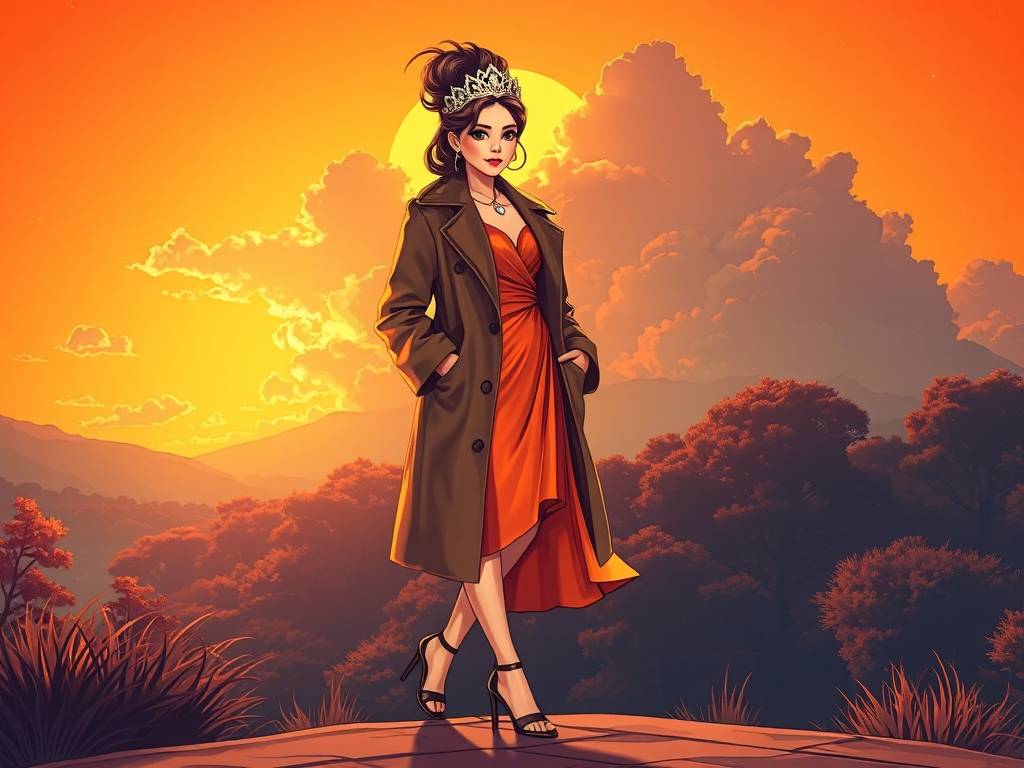 狮子座最新财富运势图女生