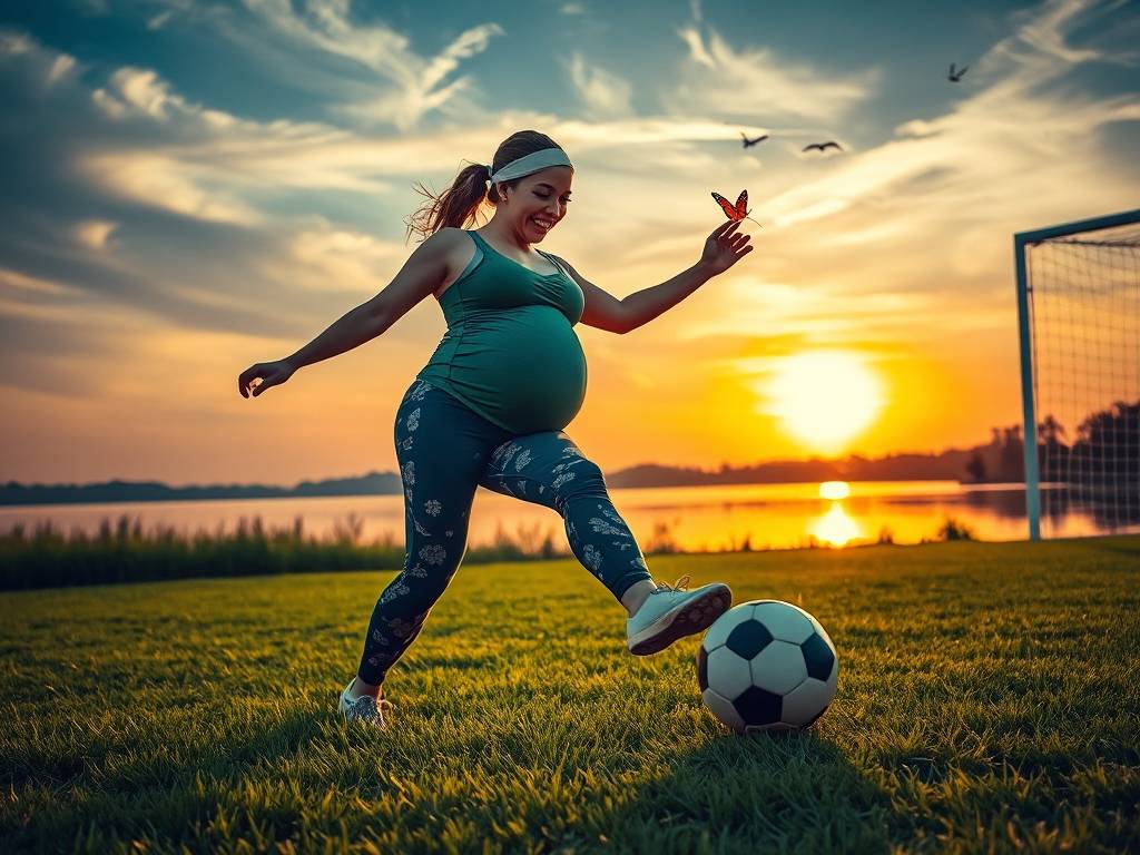 孕妇梦见自己踢足球还进球了