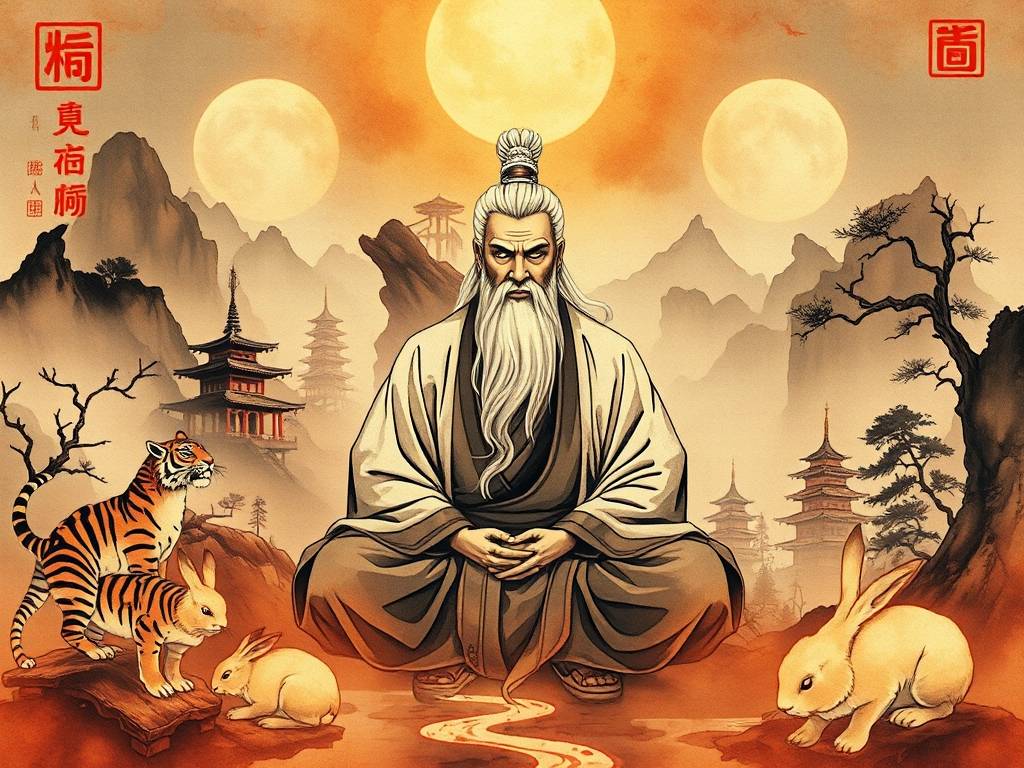 生肖运势水墨先生