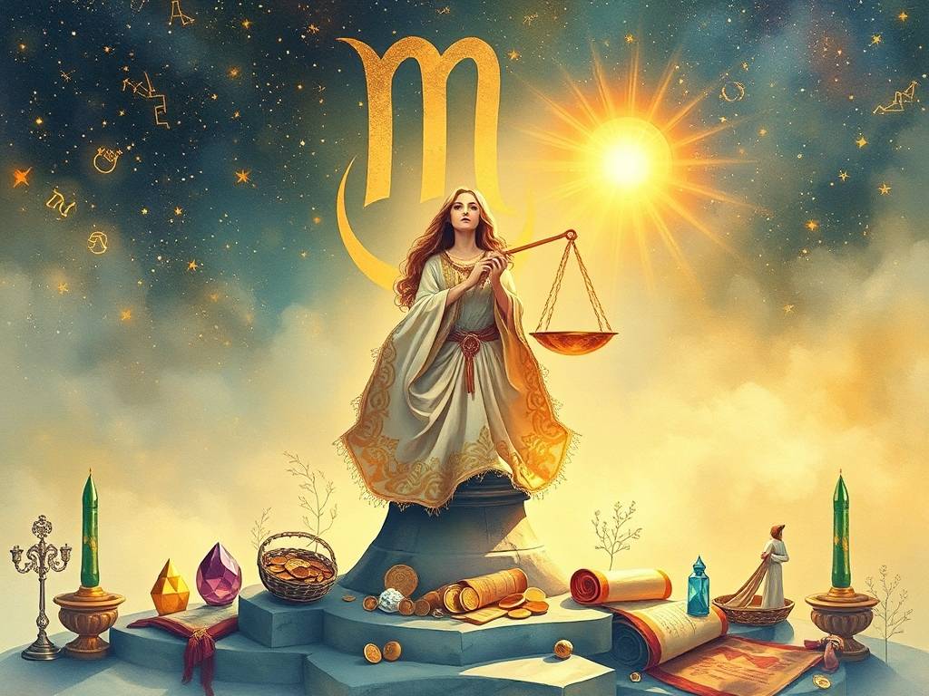天秤座一生的财富运势图片