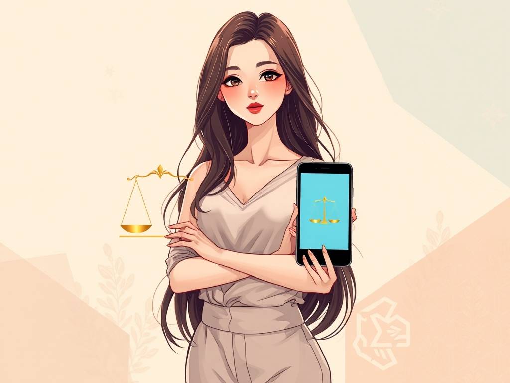 天秤座女孩抖音百科图片高清