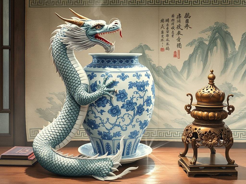 辰龙风水摆件图片