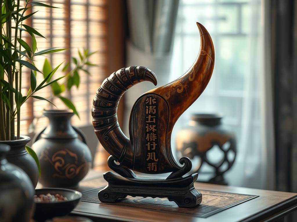 羊角摆件风水
