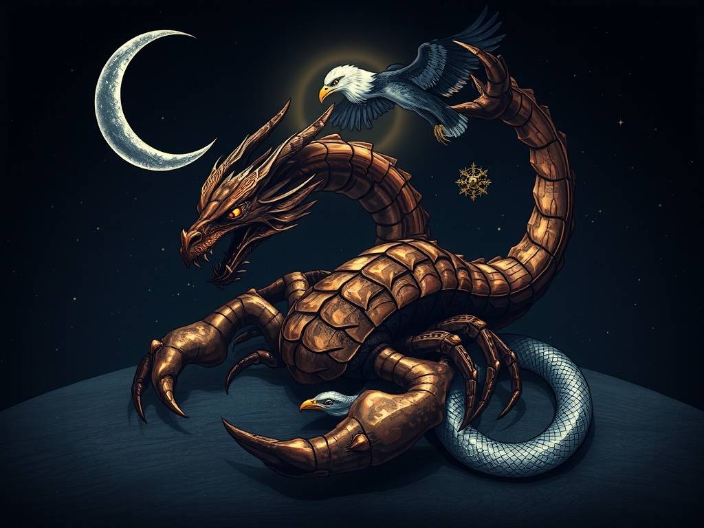 天蝎座的图案是什么样的