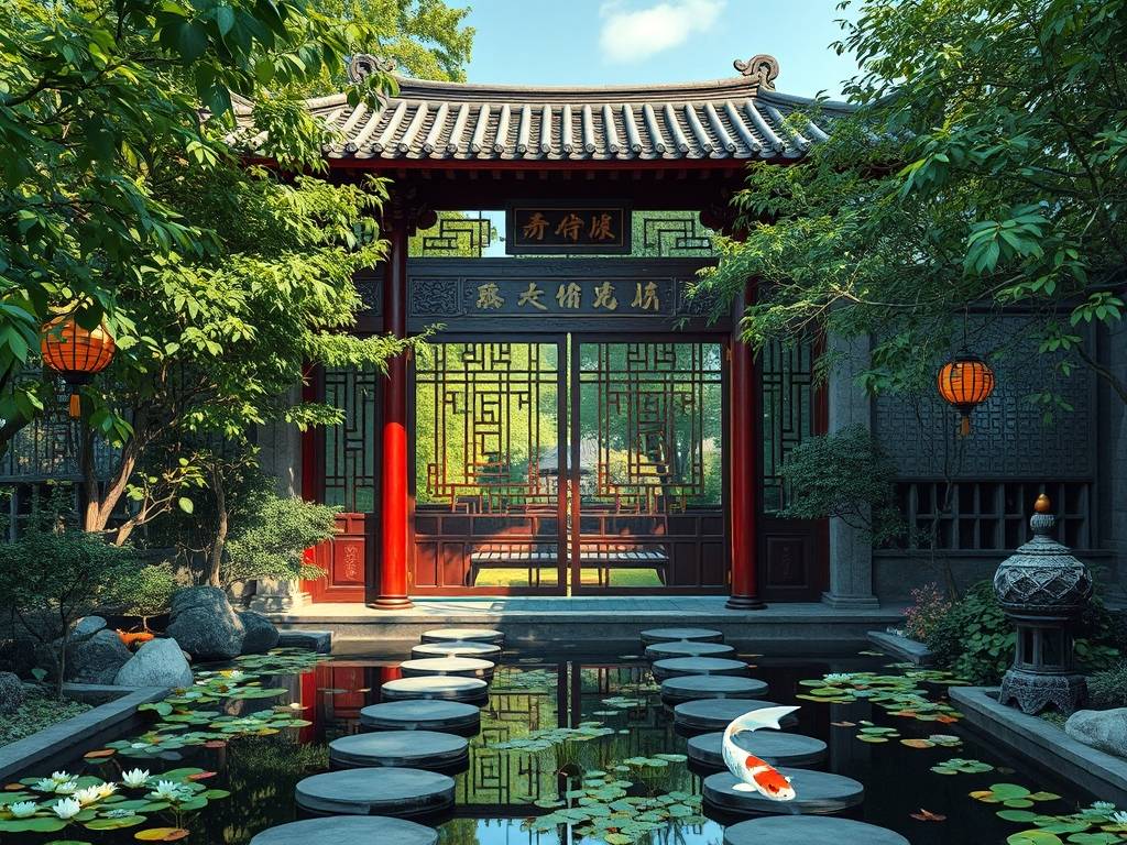 玄关色彩风水图片