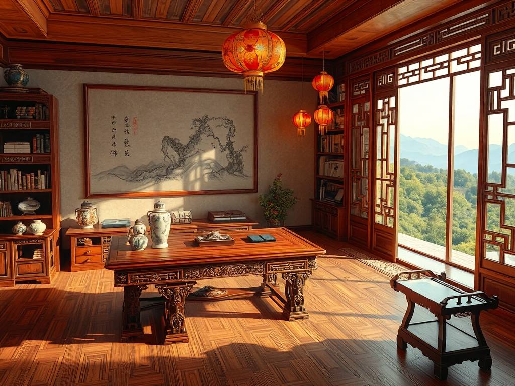 东营书房风水布局图