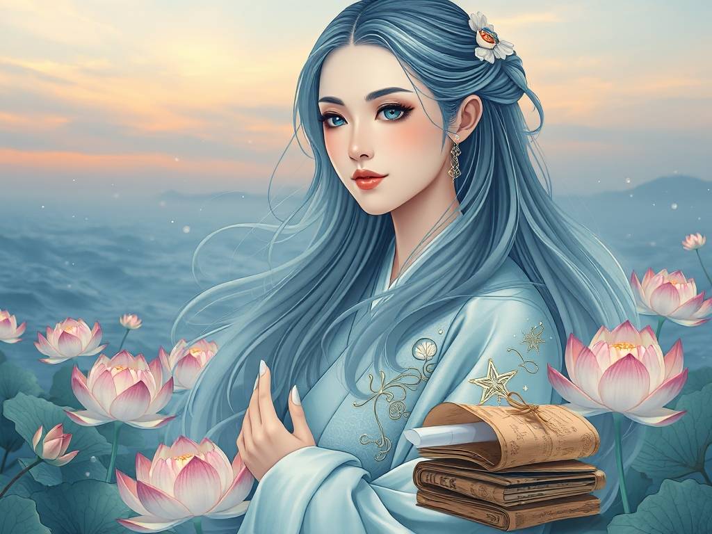 双鱼座星座头像古风