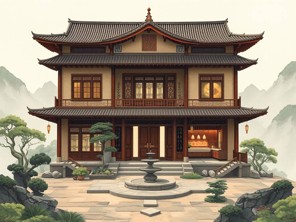 自建房风水学上最完美的户型
