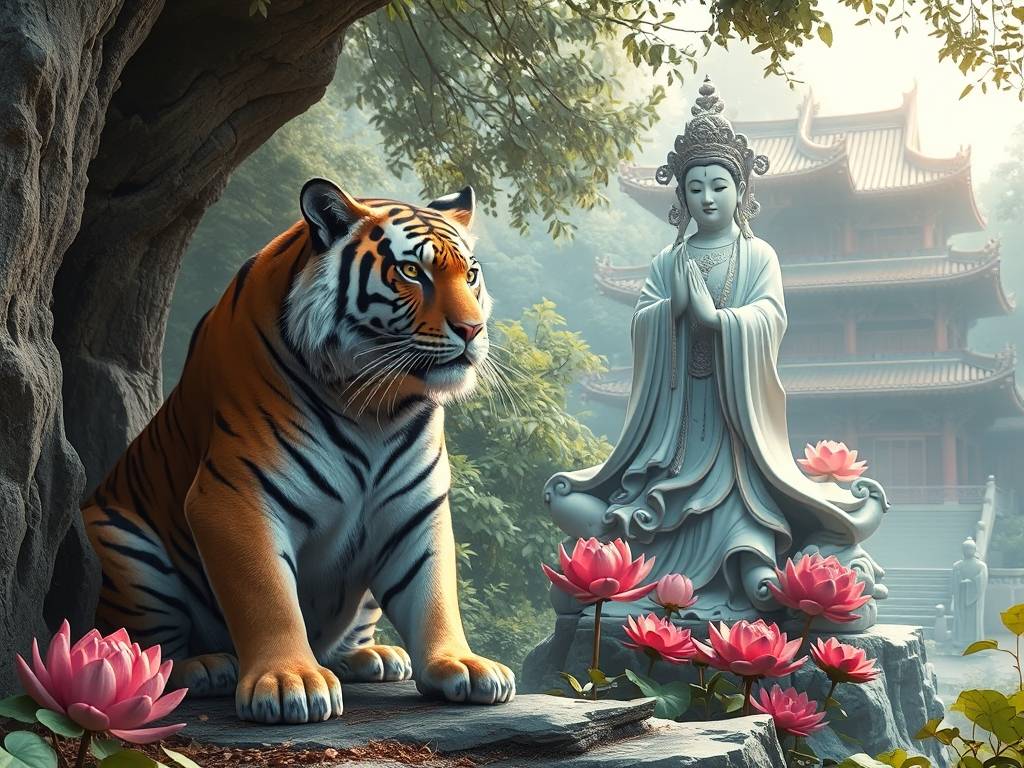 属虎配什么观音