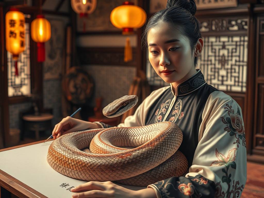关于属蛇画家画蛇视频的信息